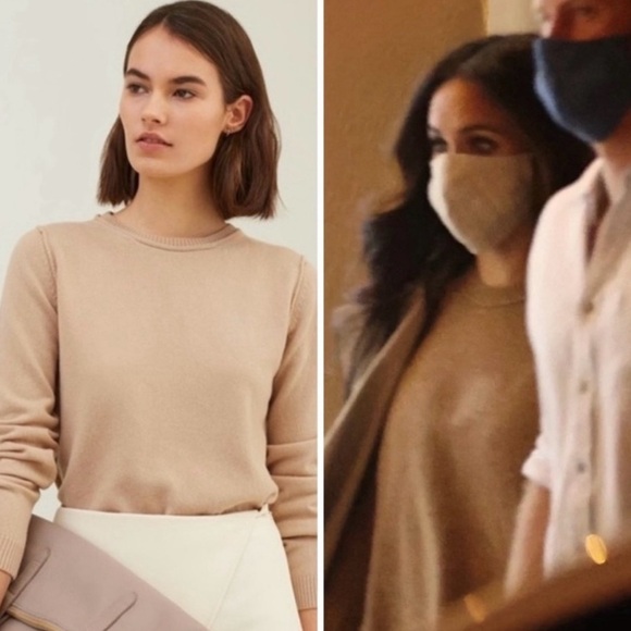 Cuyana Camel Wool Cashmere Sweater size Small - Picture 8 of 9